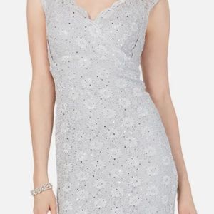 Connected Apparel cutout sequin Cocktail dress size 6- worn once!